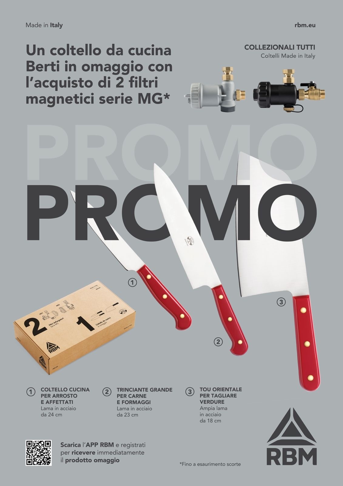 Promozioni filtri RBM serie MG 2026