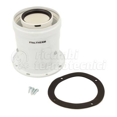 ITALTHERM KIT ATTACCO COASSIALE VERTICALE FLANGIATO Ø 60/100 MM