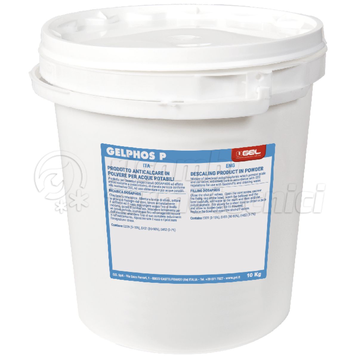 Polifosfato in polvere IDRAFOS 55 per dosatori proporzionali
