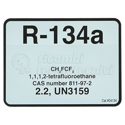 RICARICA 2.5 KG R134A REFRIGERANTE X BOMBOLE B2KGVR134 