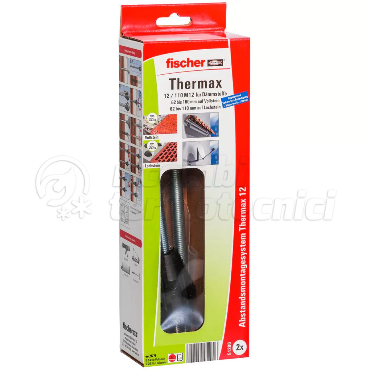 FISSAGGIO SU CAPPOTTO THERMAX M12-12/110 SET 2