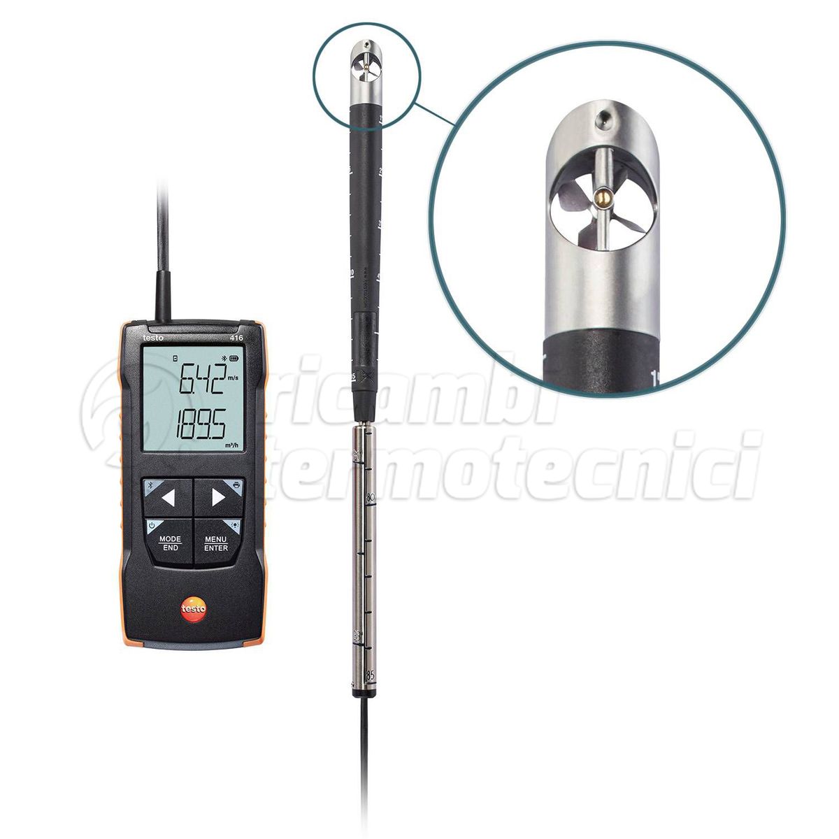TESTO 416 ANEMOMETRO A ELICA 16MM CON COLLEGAMENTO APP