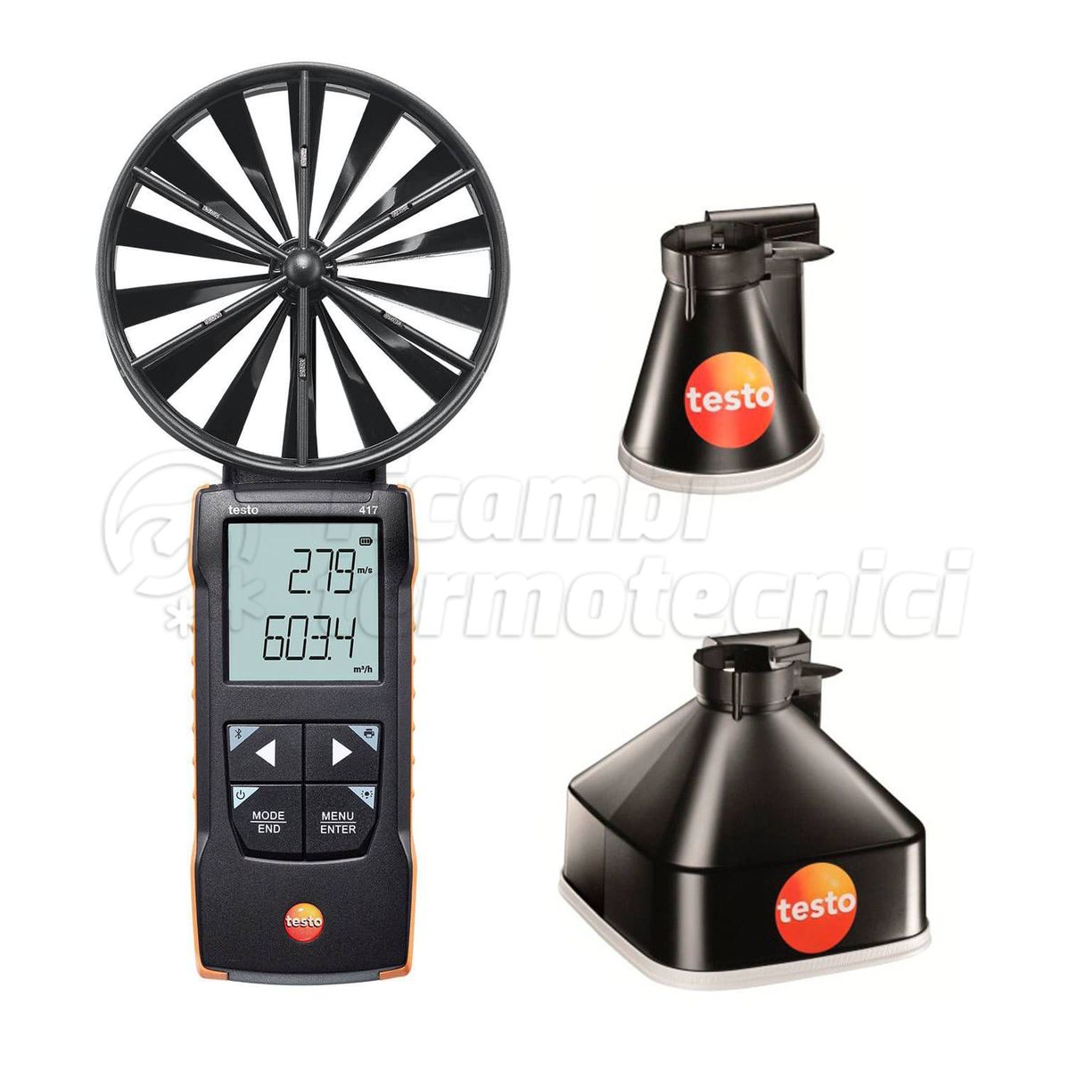 TESTO 417 KIT 1 - ANEMOMETRO A ELICA CON CONI DI MISURA