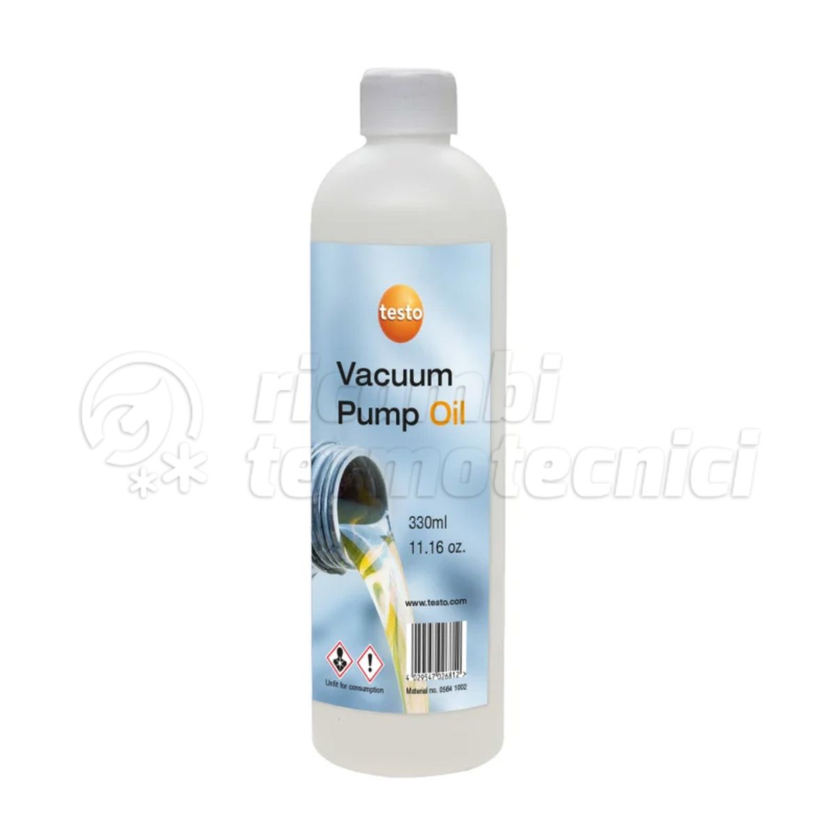 OLIO MINERALE PER POMPE A VUOTO TESTO 565I 330 ML