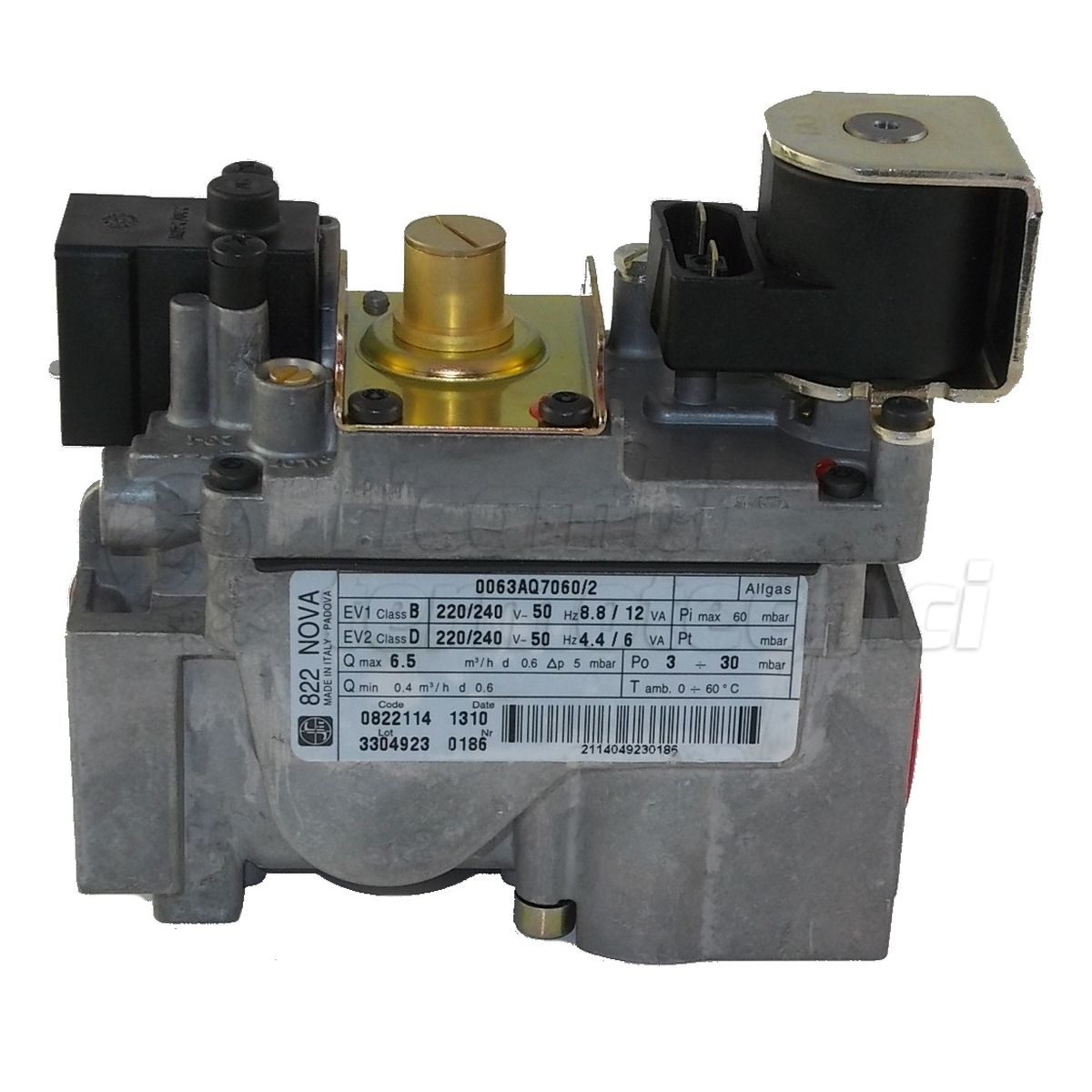 VALVOLA GAS SIT NOVA 0822114 BAXI ,