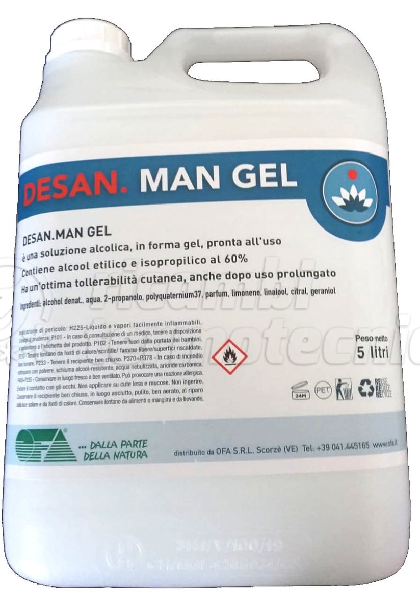 DESAN MAN GEL SANIFICANTE TANICA KG.5