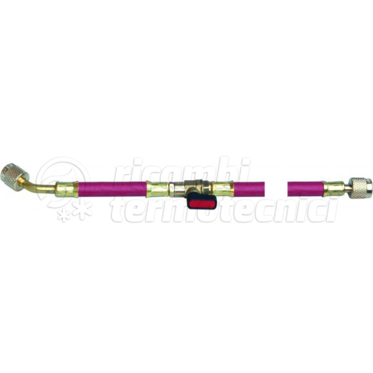 CORE EQUIPMENT FLESSIBILE CON RUBINETTO 1/4-1/4 SAE L.150  ROSSI-PROFESSIONAL