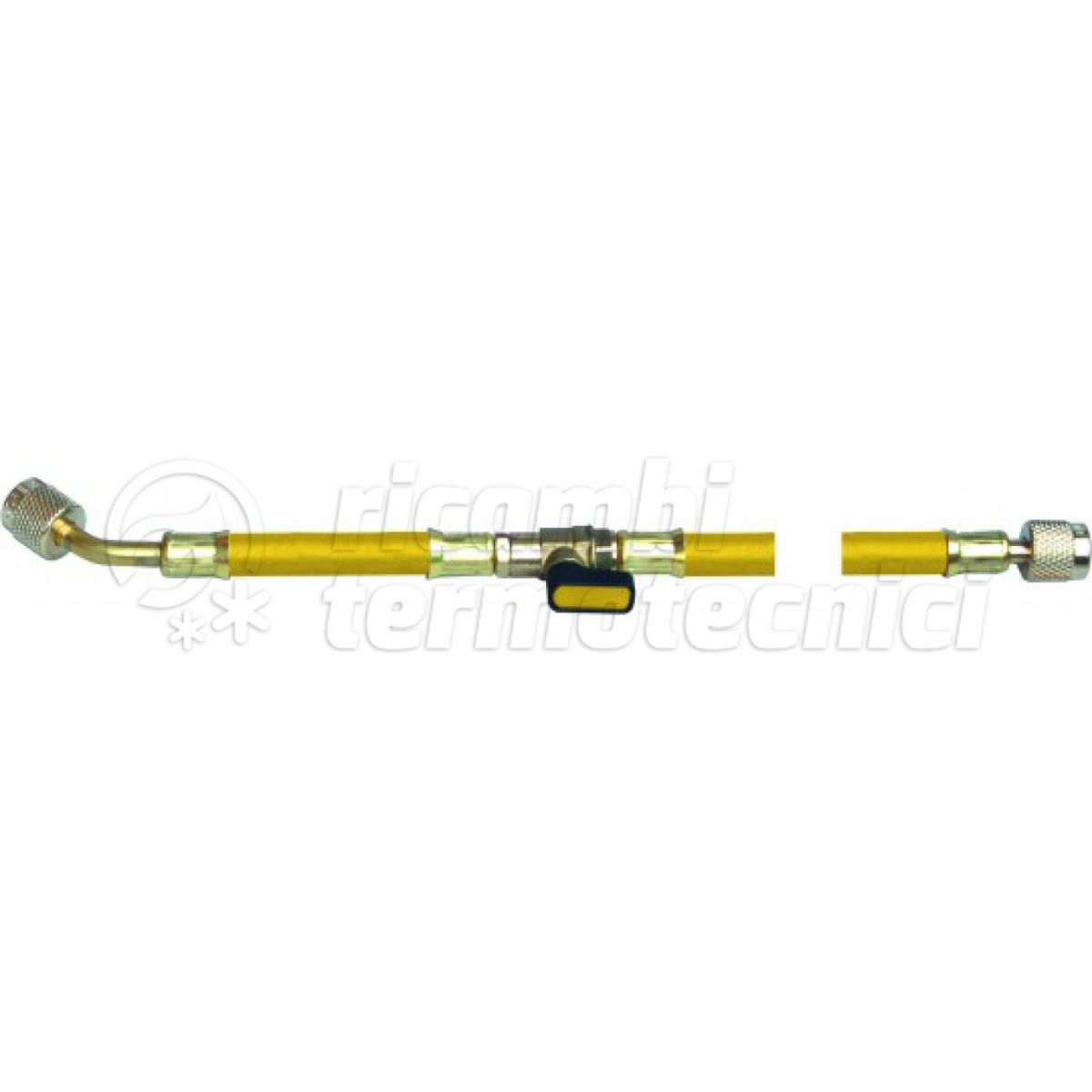 CORE EQUIPMENT FLESSIBILE CON RUBINETTO 1/4-1/4 SAE L.150  GIALLI-PROFESSIONAL
