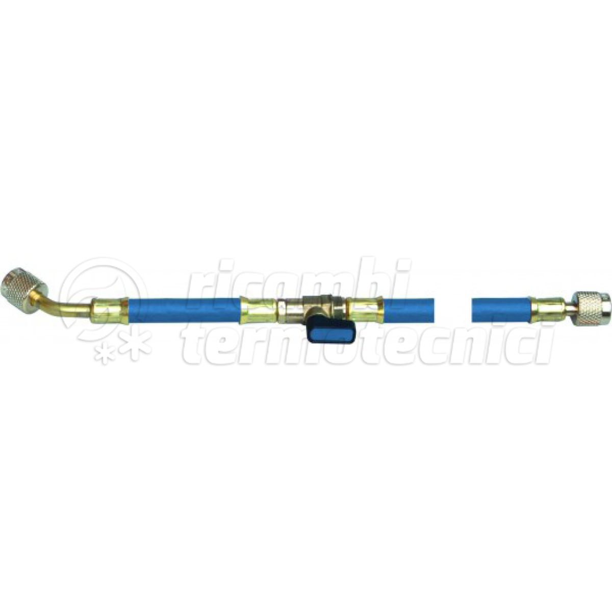 CORE EQUIPMENT FLESSIBILE CON RUBINETTO 5/16-5/16 SAE L.150  BLU-PROFESSIONAL