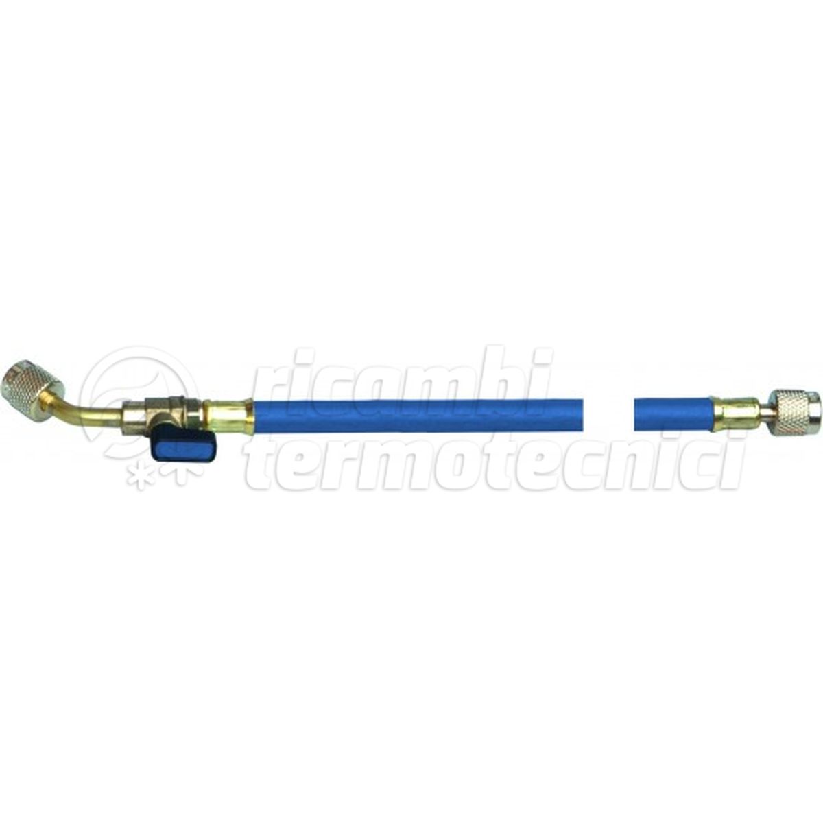CORE EQUIPMENT FLESSIBILE CON RUBINETTO 45° 5/16-5/16 SAE L.150  BLU-PROFESSIONAL