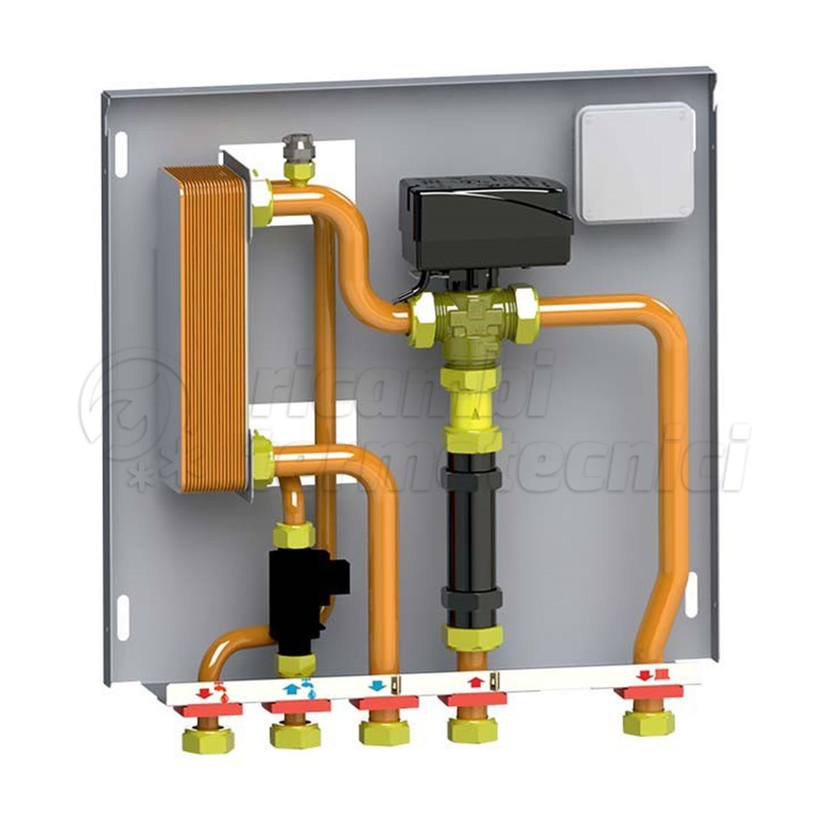 MX120/1 MINI MODULO DI INTERFACCIA TERMOPRODOTTO/ACS E GESTIONE RISC. 12 LT/MIN