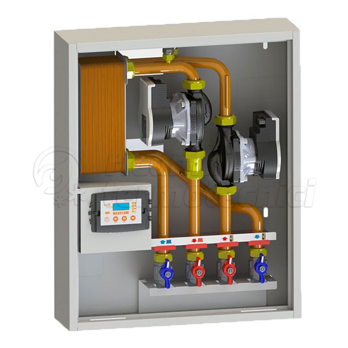 MX135/1 SLX -MODULO INTERFAC.CALDAIA/TERMOP.+CENTRALINA ELETTR.  - 30 KW - 2 CIRC.
