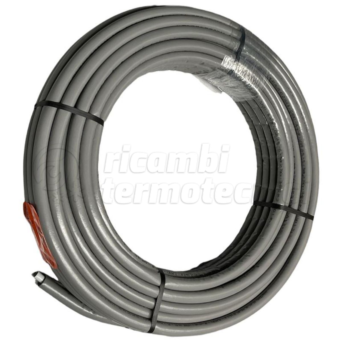 TUBO T-FIX MULTISTRATO IN ROTOLO CON COIBENTAZIONE TERMICA GRIGIO PE-RT 50MT D=20X2