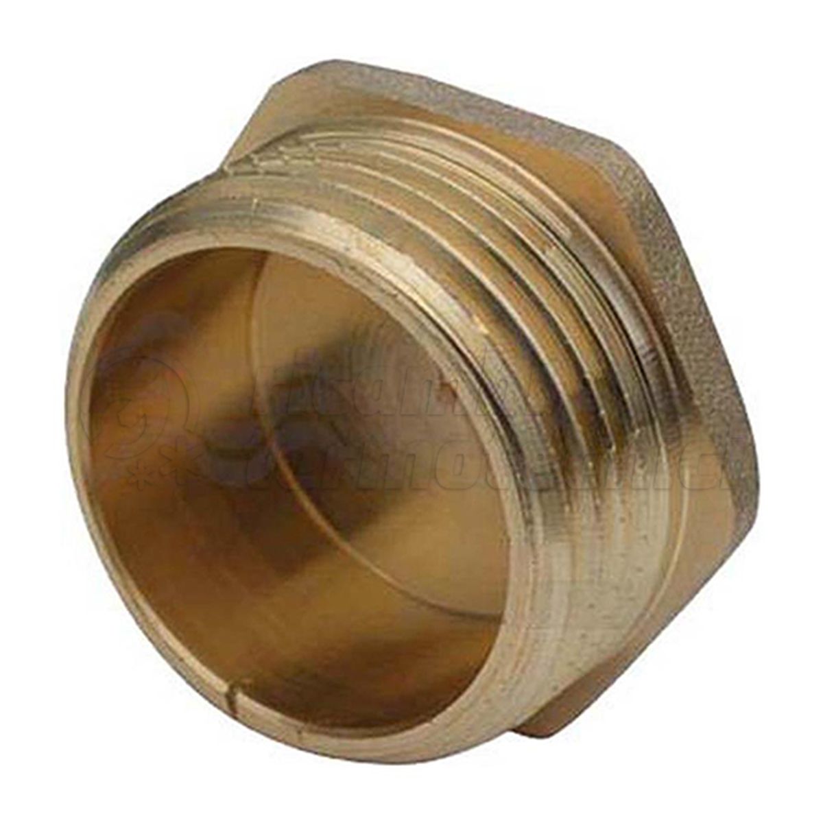 TAPPO MASCHIO 3/8'' OTTONE