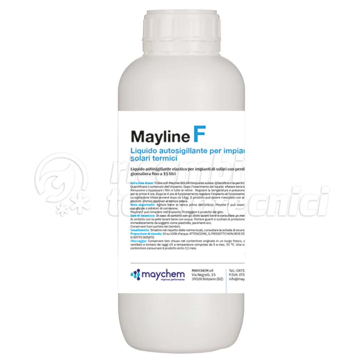 MAYCHEM LIQUIDO AUTOSIGILLANTE ELASTICO PER IMPIANTI SOLARI BOTTIGLIA DA 1 LT