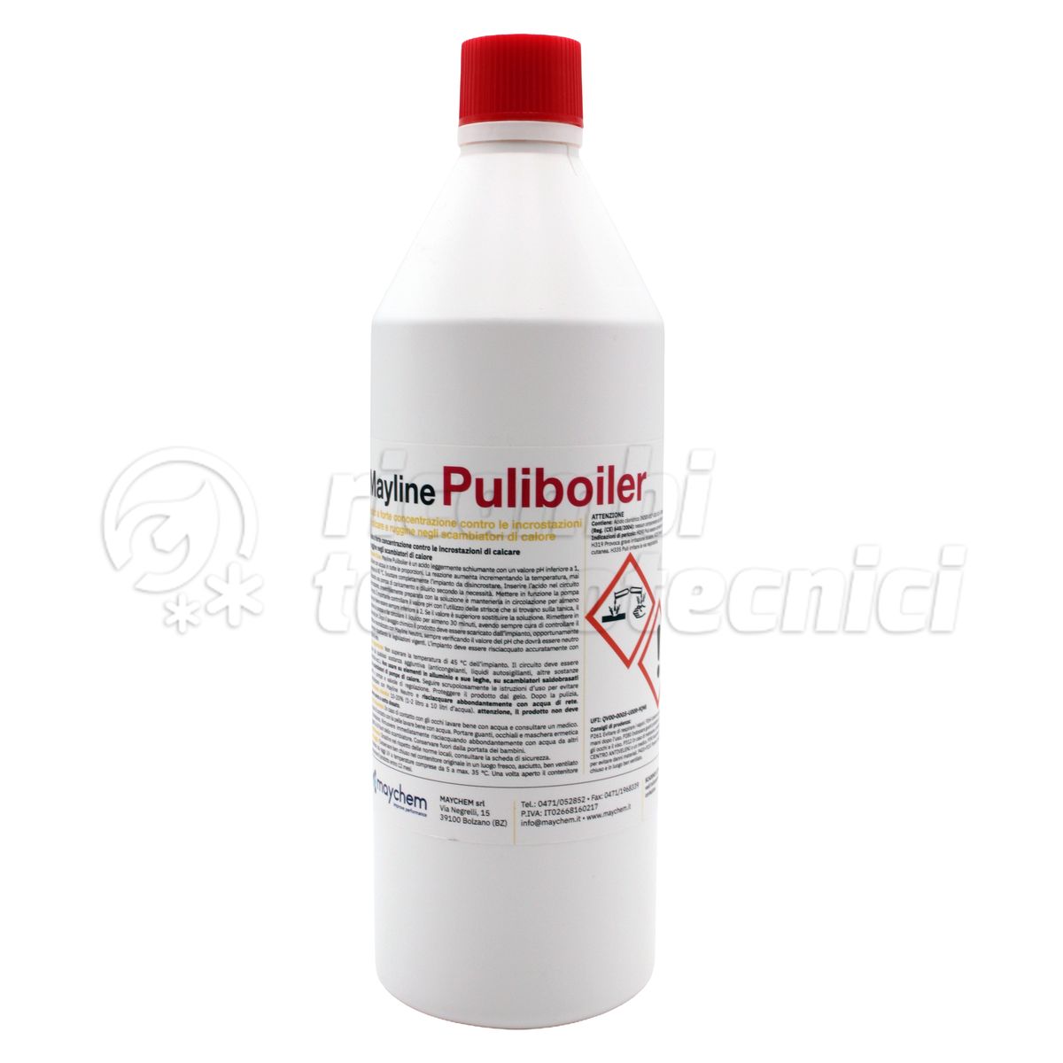 MAYCHEM MAYLINE PULIBOILER ACIDO A FORTE CONCENTRAZIONE 1 LT