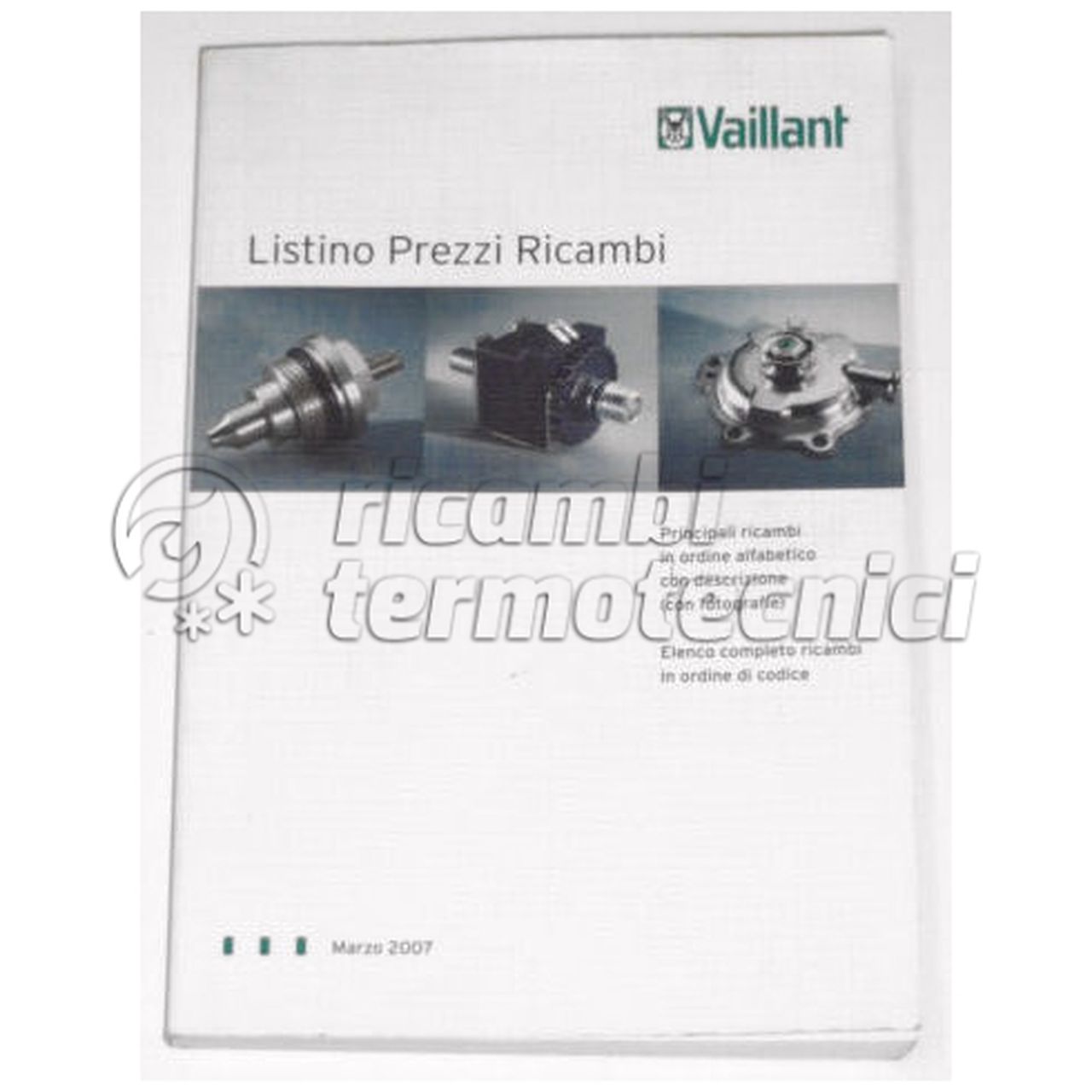SOST. CATALOGO RICAMBI TASCABILE VAILLANT