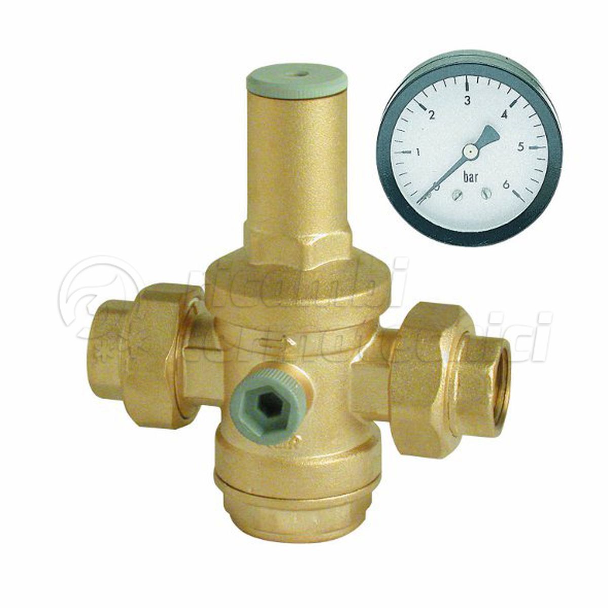 ICMA RIDUTTORE DI PRESSIONE ACQUA ICMA 3/4" C/MANOMETRO