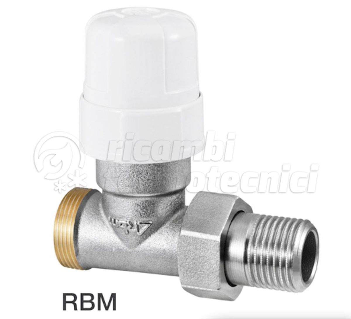 VALVOLA TERMOST. DRITTA  CON PREREG. 3/8''  RAME /MULTIST
