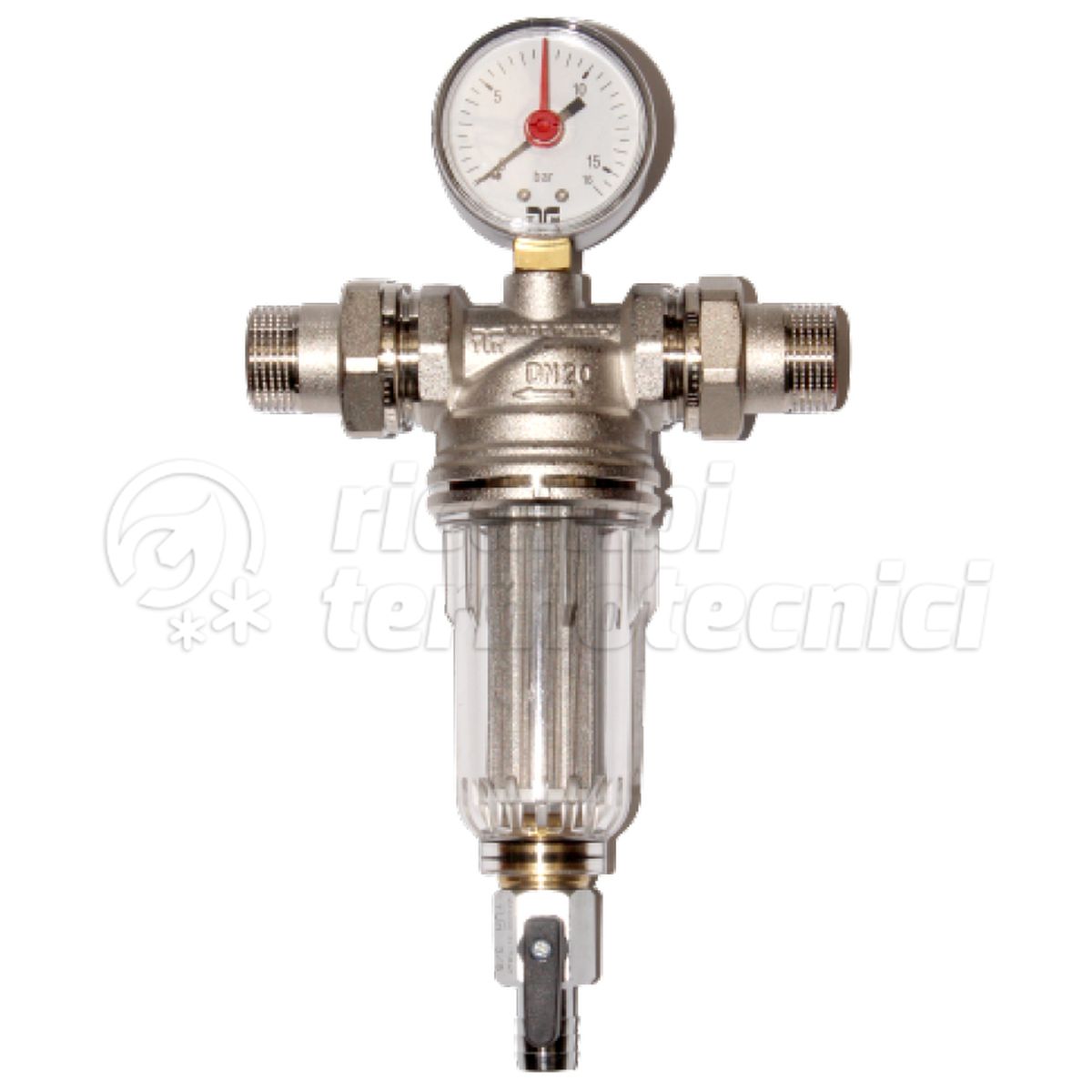 FILTRO ACQUA AUTOPULENTE CON BOCC.M/M 1''