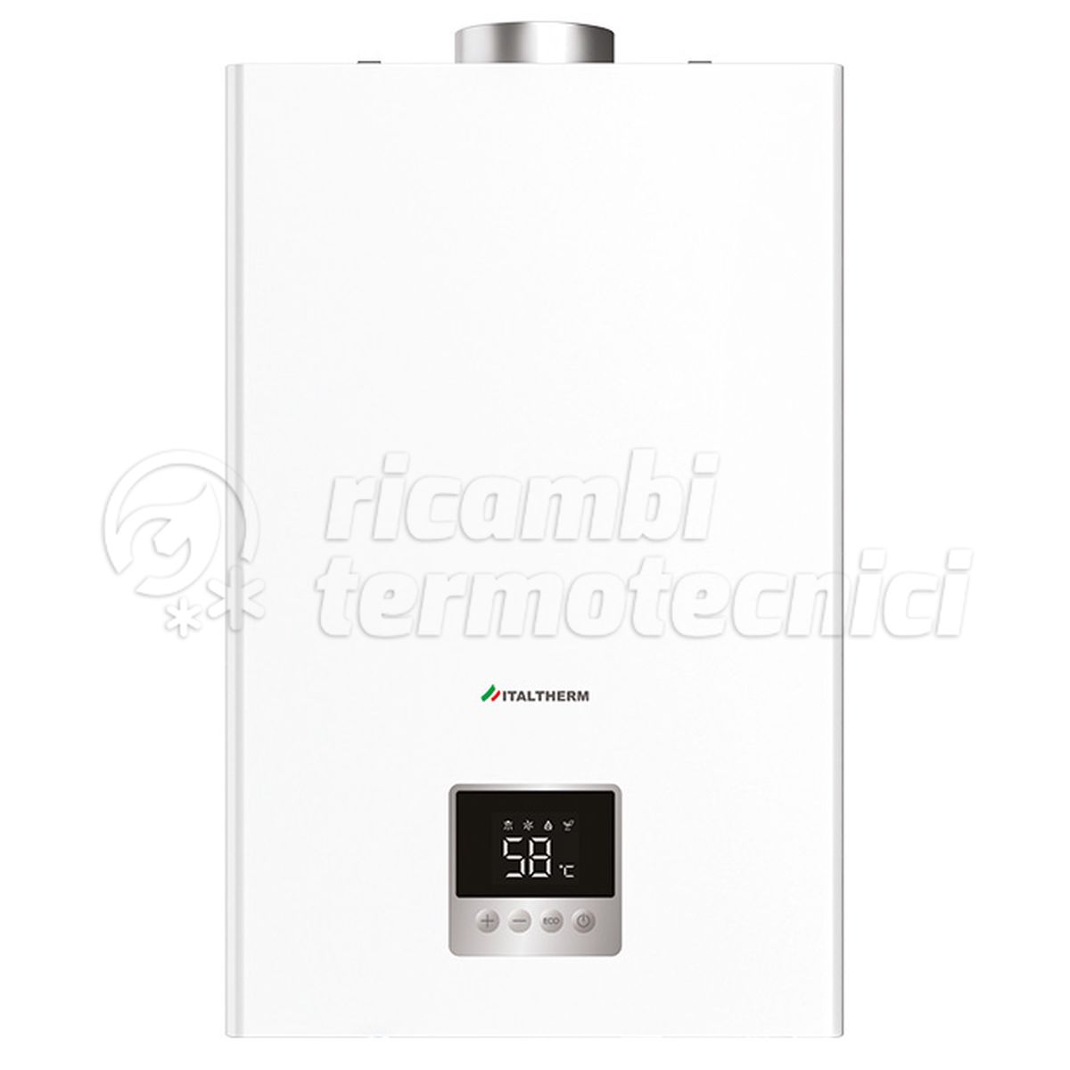 SCALDABAGNO A GAS AQUA 16 F CAMERA STAGNA METANO MODULAZIONE 1:8 ACS 16 L/MIN