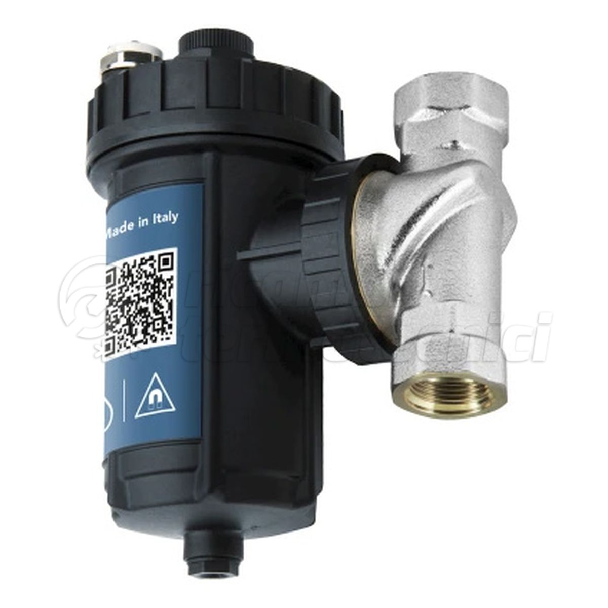 RBM SAFECLEANER2-800 FILTRO DEFANGATORE MAGNETICO MULTIFUNZIONE IN POLIMERO, DEVIATORE IN OTTONE 1" FF