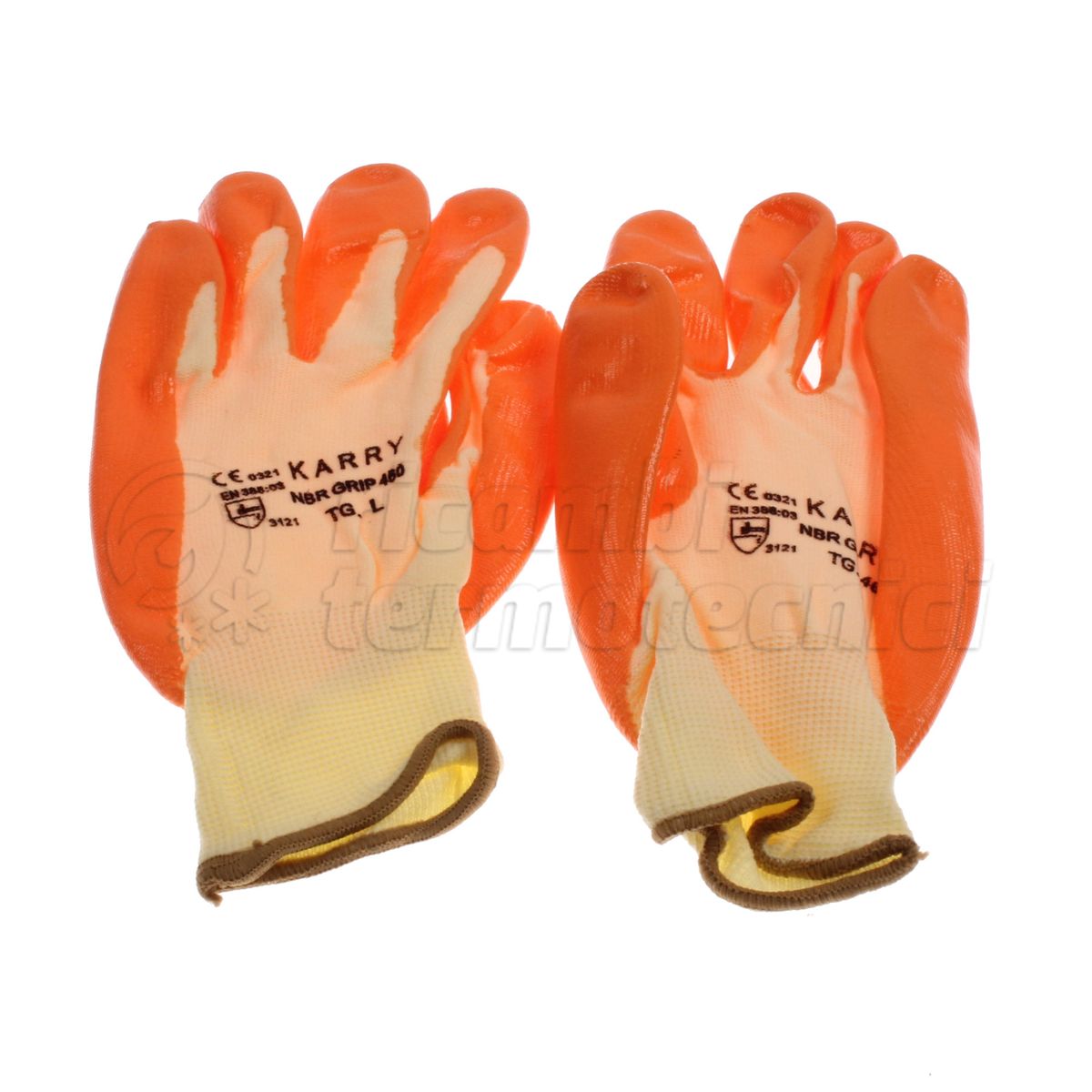 GUANTI  SPALMATURA IN NITRILE NBR GRIP CE  KARRY