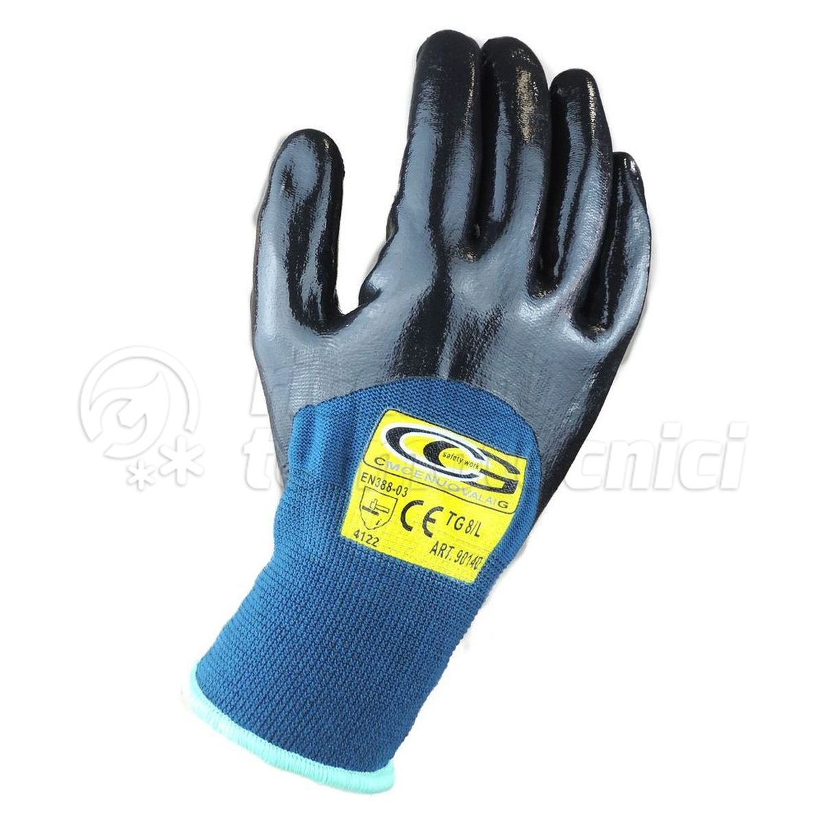 GUANTI  SPALMATURA IN NITRILE NBR GRIP CE NIBER PLUS 