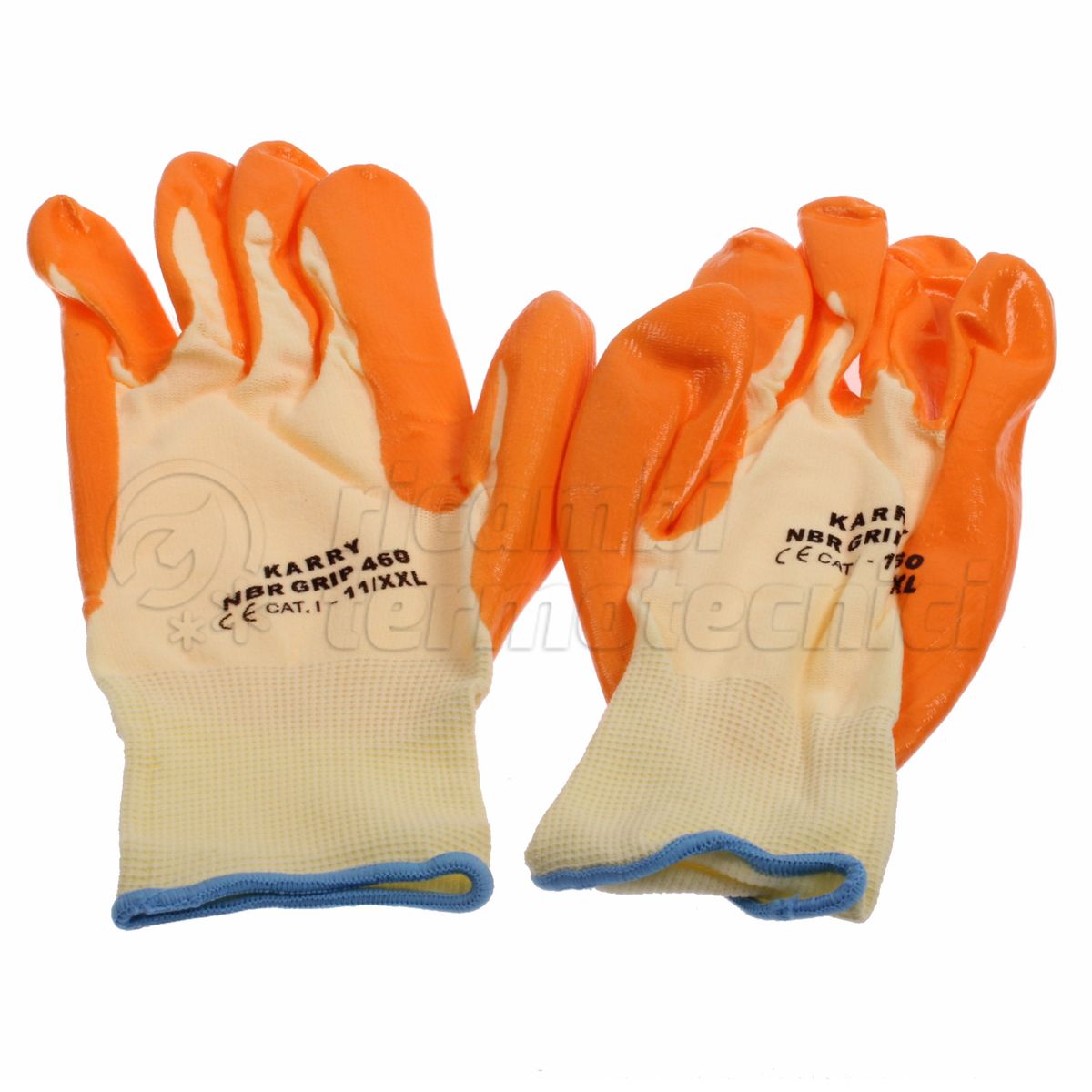 GUANTI  SPALMATURA IN NITRILE NBR GRIP CE  KARRY