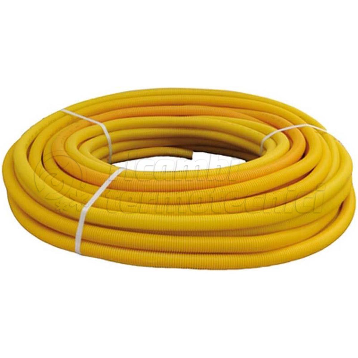 TUBO PVC ESTENSIBILE GIALLO D.25  ROTOLO 25 MT