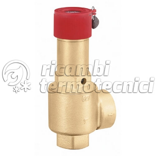 VALVOLA SICUREZZA OMOLOGATA CALEFFI 527 1/2"X3/4" 4,5 BAR