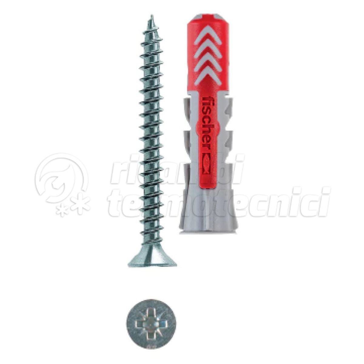 TASSELLO CON VITE TESTA SVASATA PIANA DUOPOWER 8 S FISCHER 50 PZ 