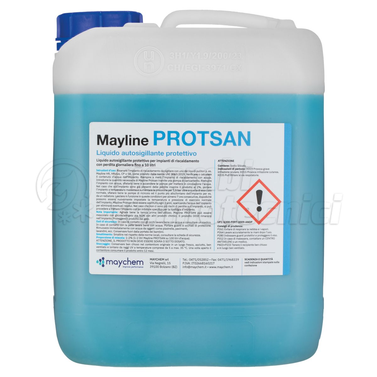 MAYCHEM LIQUIDO AUTOSIGILLANTE PROTETTIVO PER IMPIANTI DI RISCALDAMENTO TANICA DA 5 LT