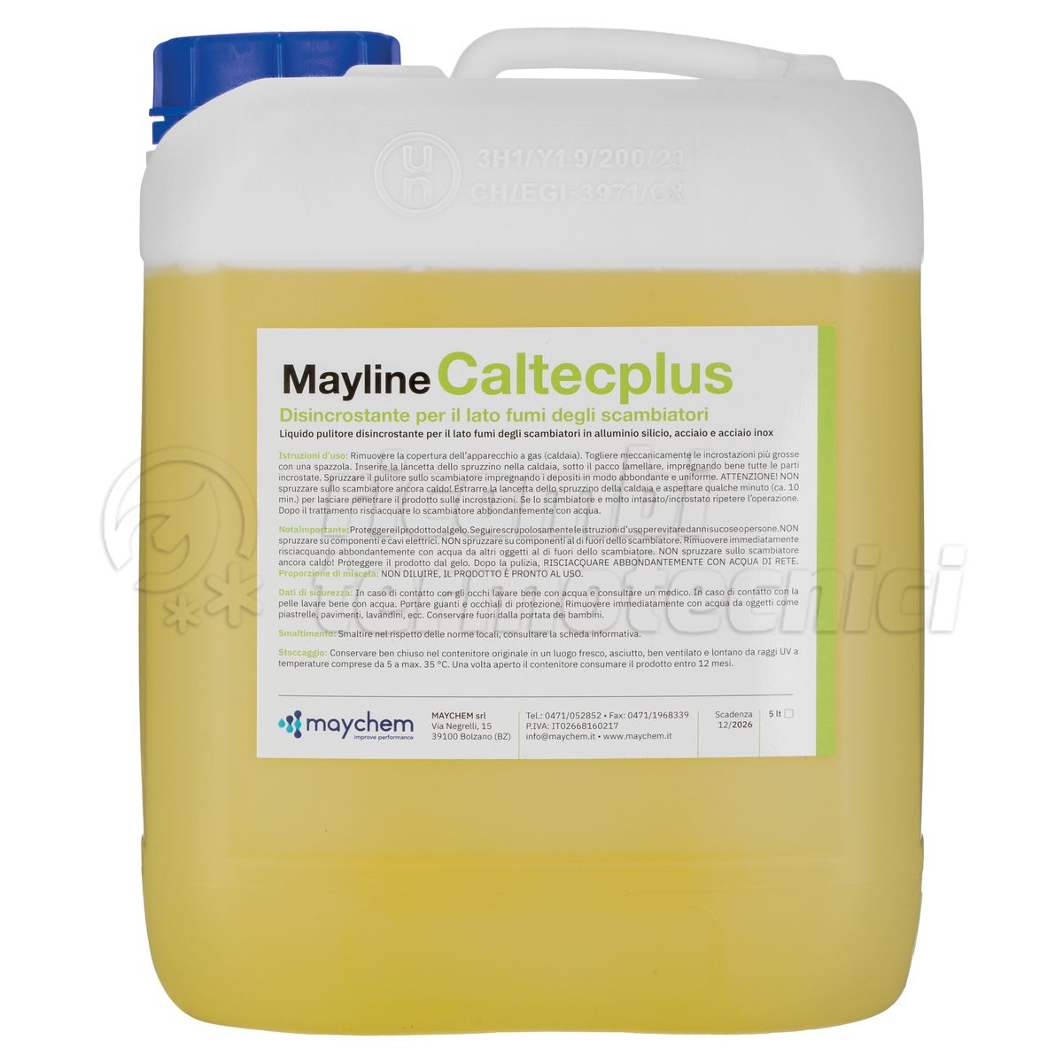 MAYCHEM PULITORE PER CAMERE DI COMBUSTIONE ALLUMINIO-SILICIO E ACCIAIO 5 LT