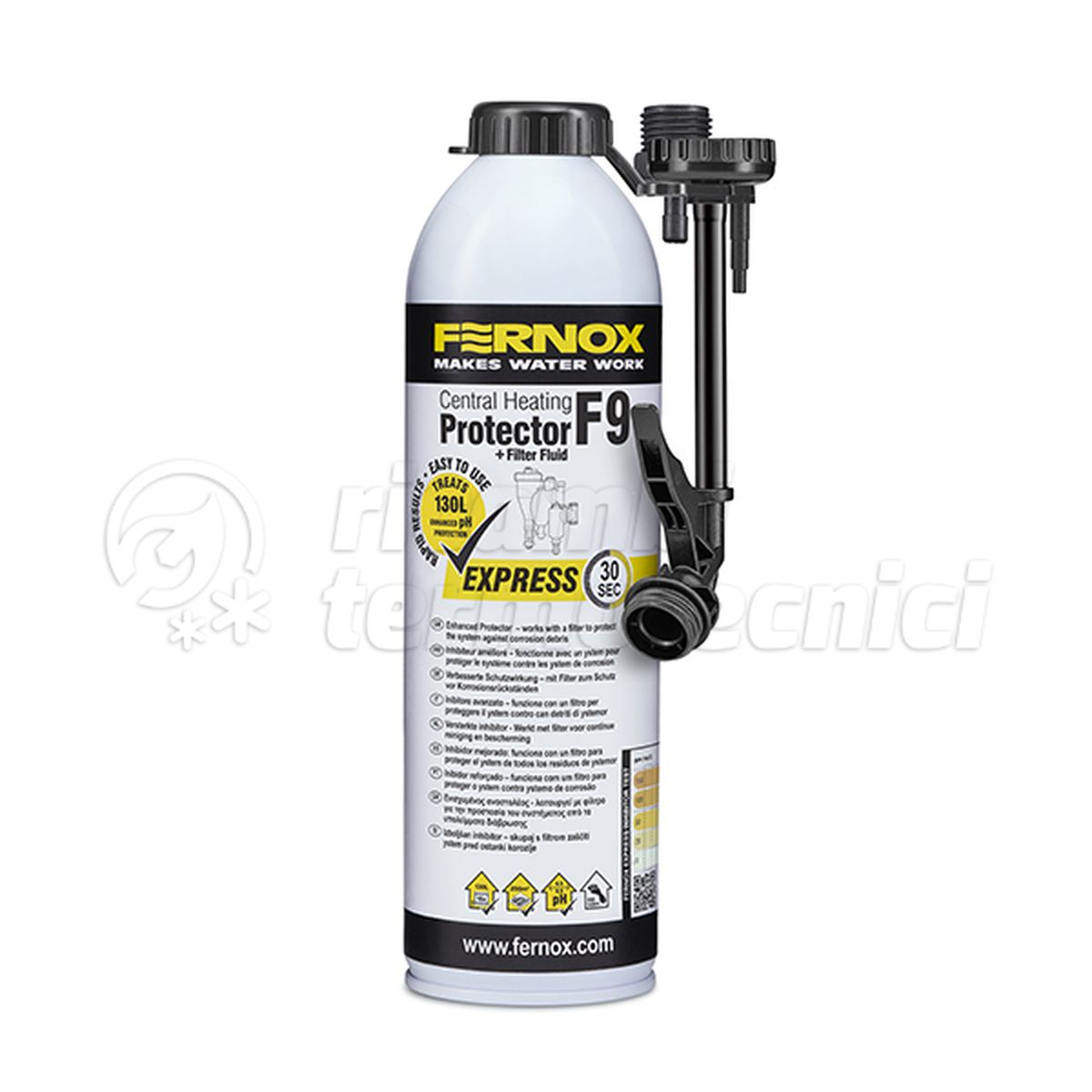 FERNOX PROTECTOR F9 PULITORE FANGHI ED INIBITORE 400ML PER 130 LT ACQUA