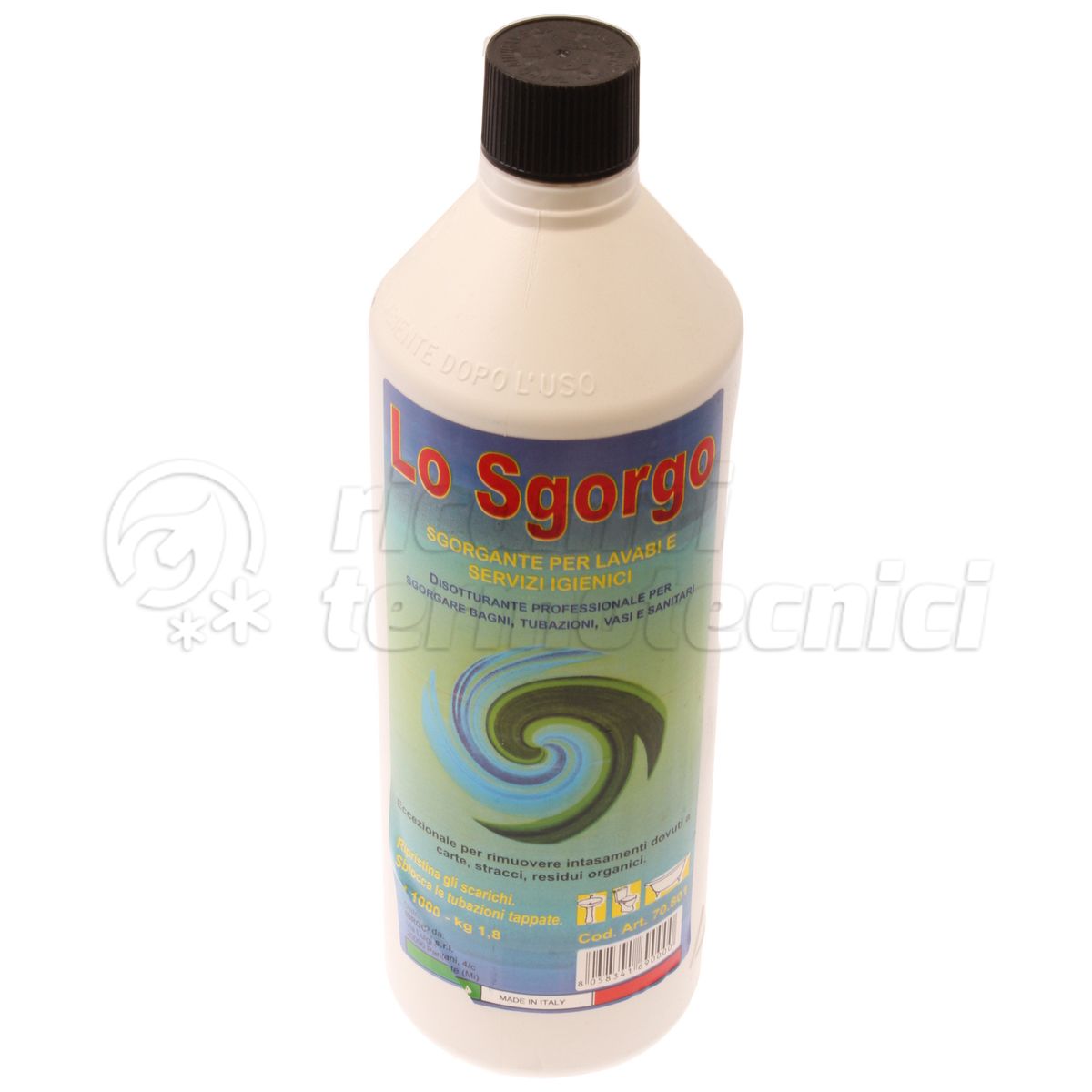 SGORGANTE PER LAVABI E SERVIZI IGENICI