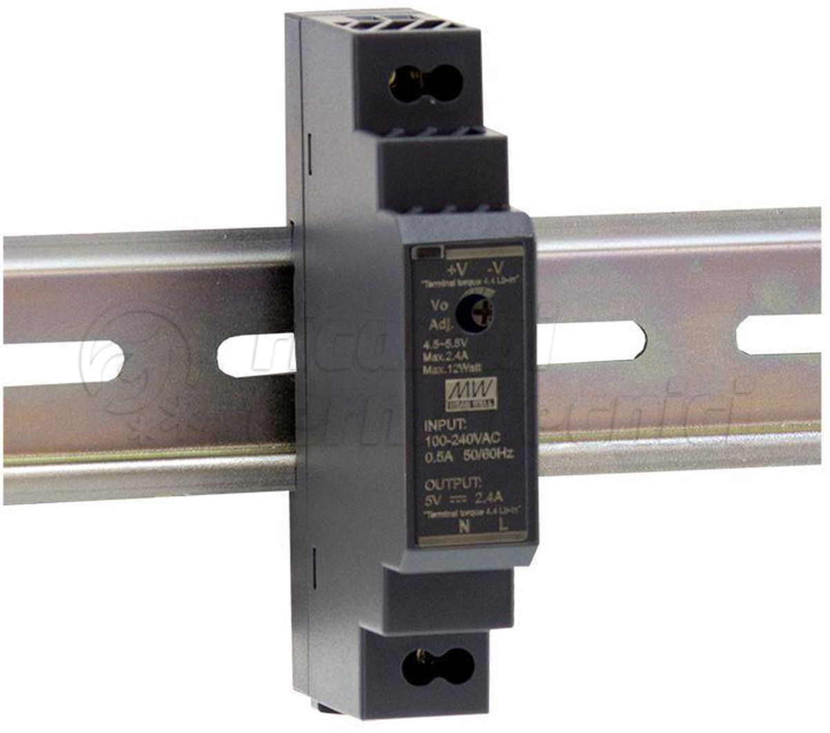 ALIMENTATORE BARRA DIN 12V-10W
