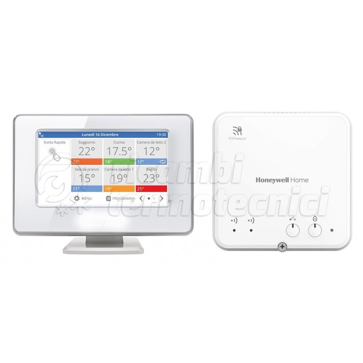 CRONOTERMOSTATO HONEYWELL KIT EVOHOME  WI-FI CONNECTED PACK
