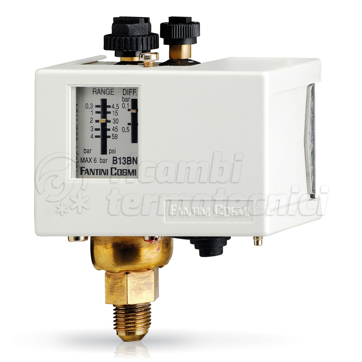 PRESSOSTATO DI REGOLAZIONE 1-10 BAR DIFF 0,3-1,5 BAR  
