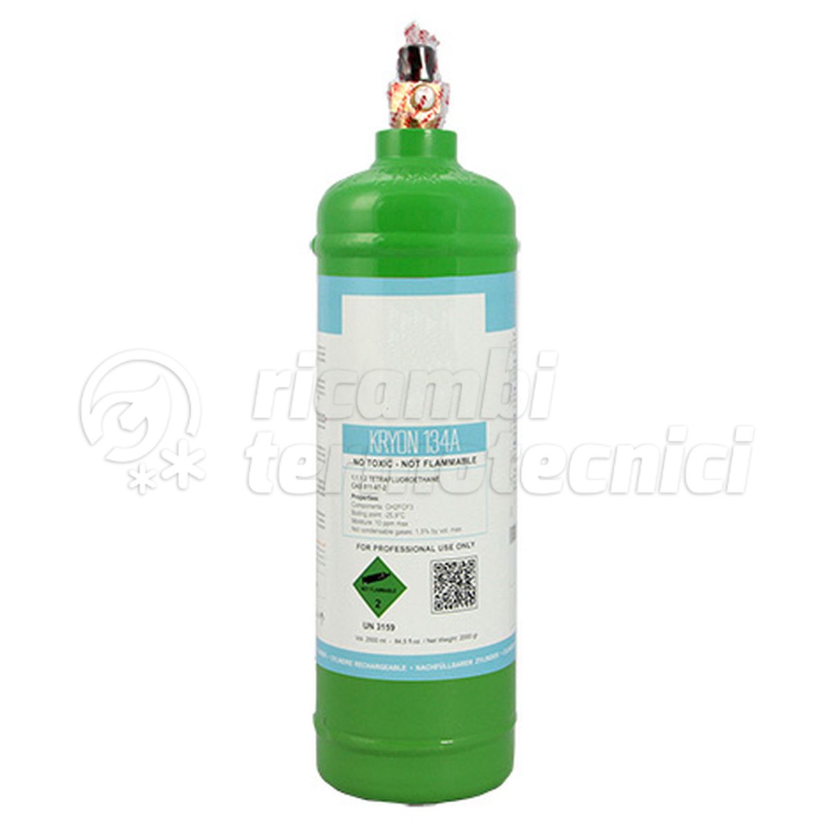 BOMBOLA DA 2 KG X R134A - VUOTA 