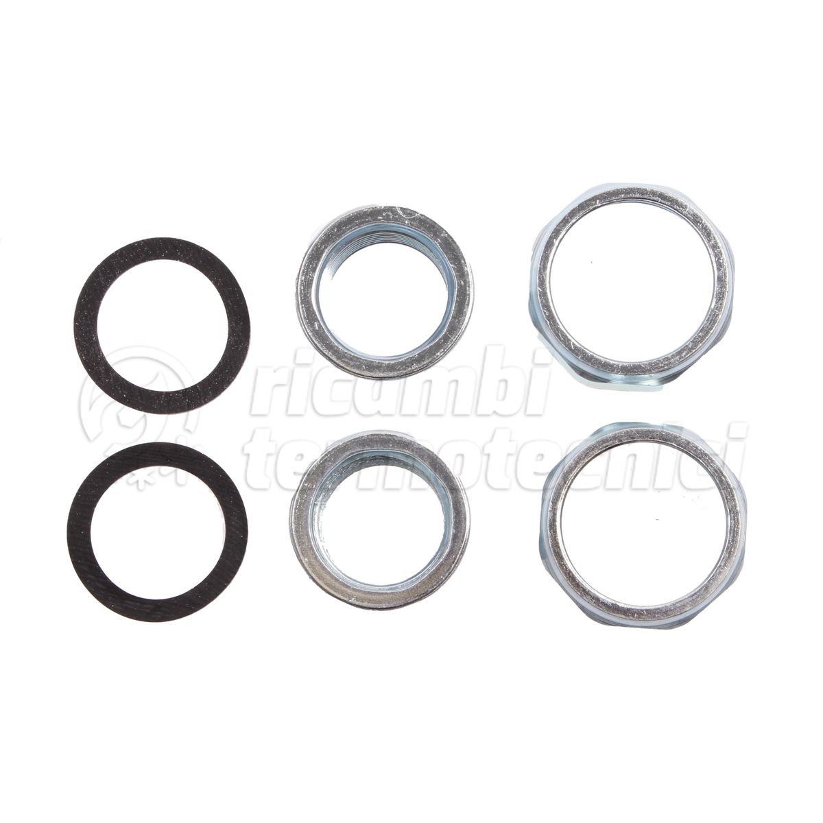 BOCCHETTONI ZINCATI PER CIRCOLATORI DA 1"1/2 A 3/4"F COPPIA