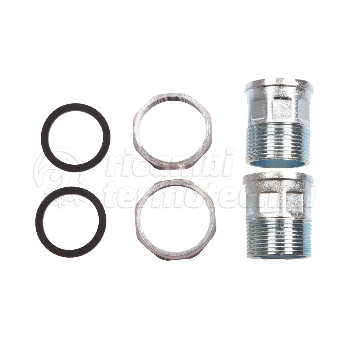 BOCCHETTONI ZINCATI PER CIRCOLATORI DA 1"1/2 A 1"1/4 M COPPIA
