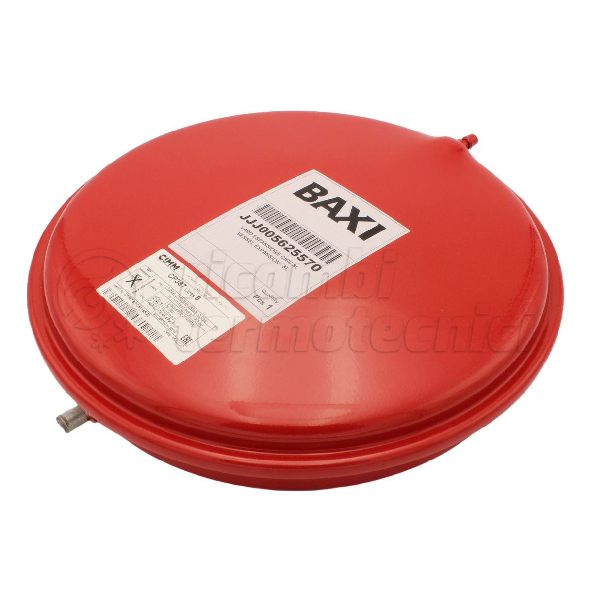BAXI VASO ESPANSIONE CIRCOLARE  LT8 CIMM CP387