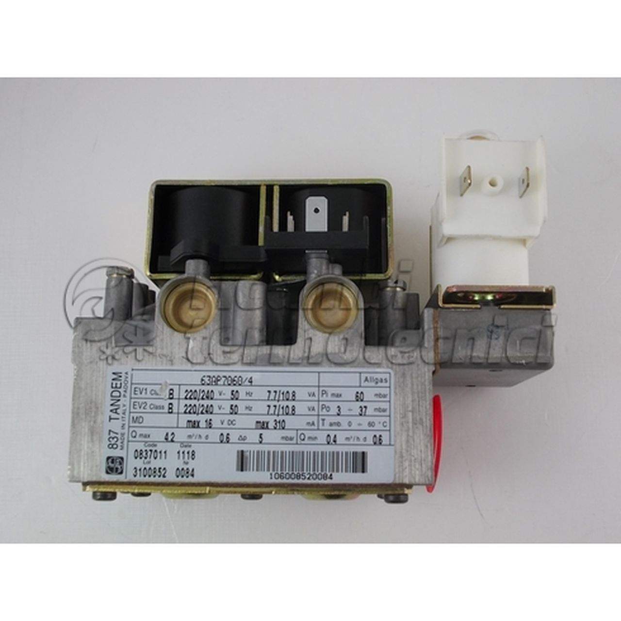 BAXI VALVOLA GAS MOD.SIT837-011 TANDEM