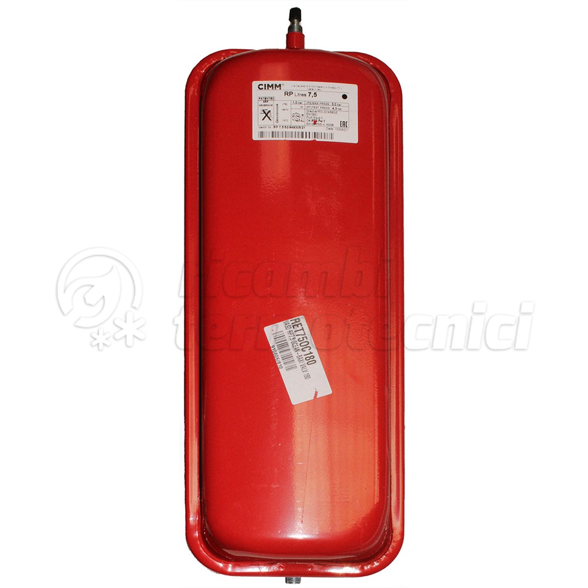 BAXI VASO ESPANSIONE CIMM RETTANGOLARE LT7,5