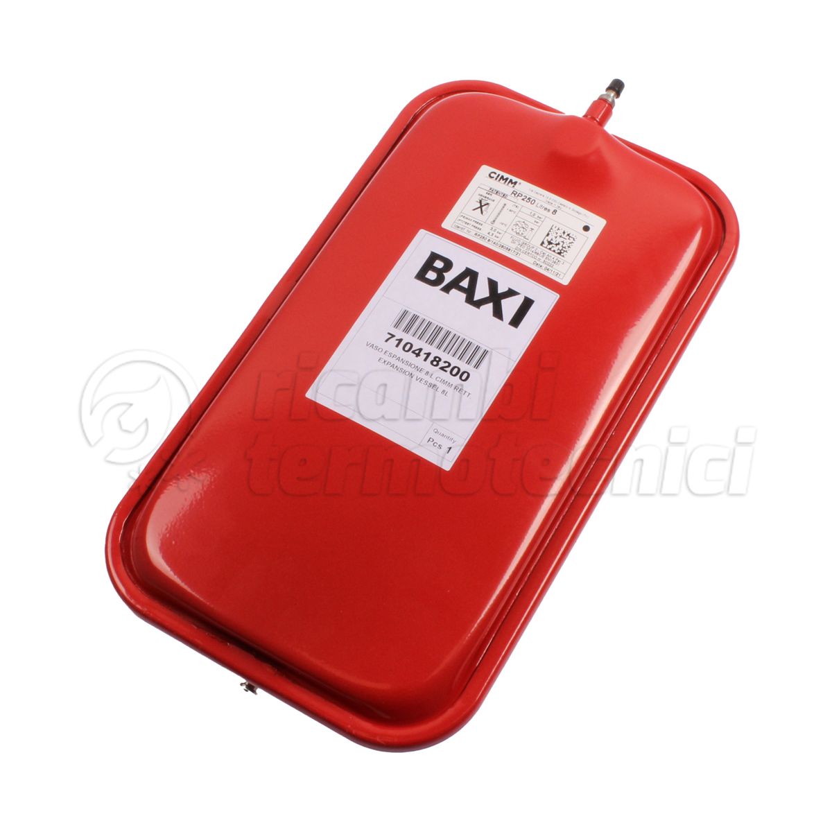 BAXI VASO ESPANSIONE 8 L CIMM RETTANGOLARE