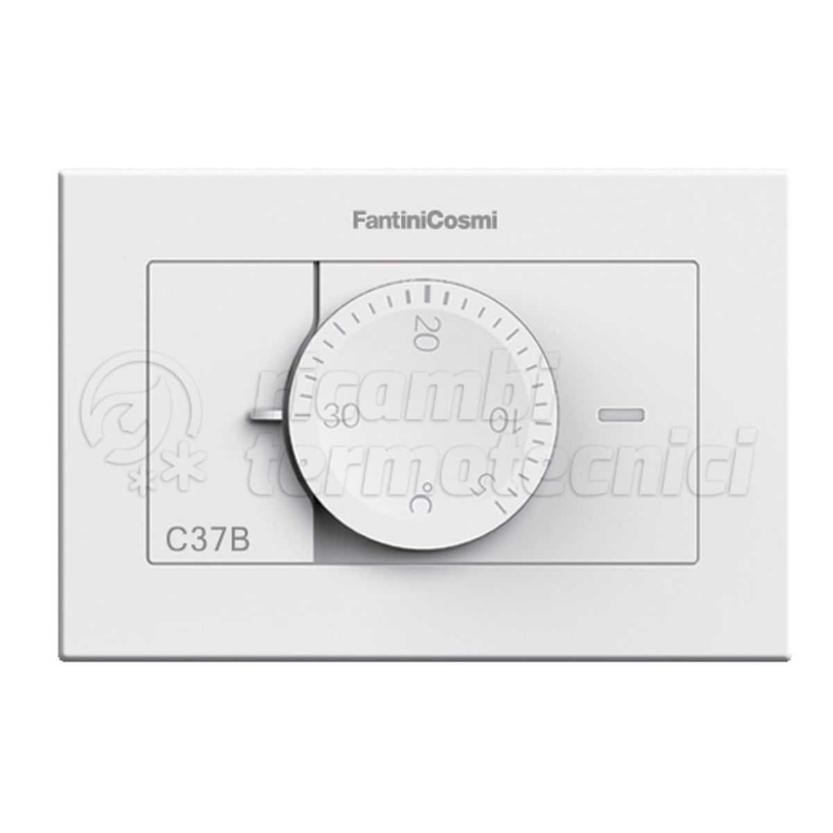 TERMOSTATO ELETTRONICO DA INCASSO BIANCO 230V