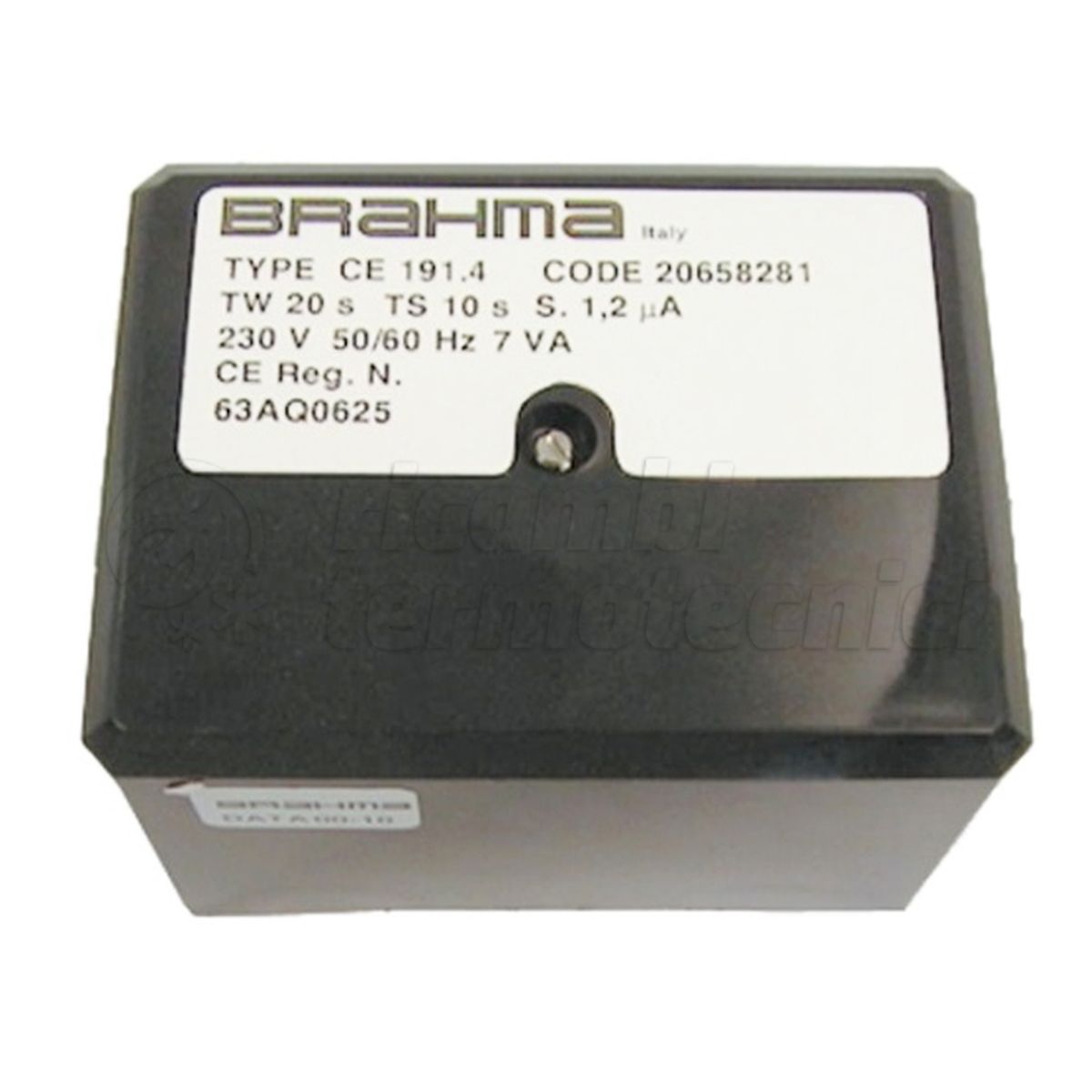 APPARECCHIATURA SCHEDA BRAHMA CE 191.4  TW  30 SEC TS 10 SEC