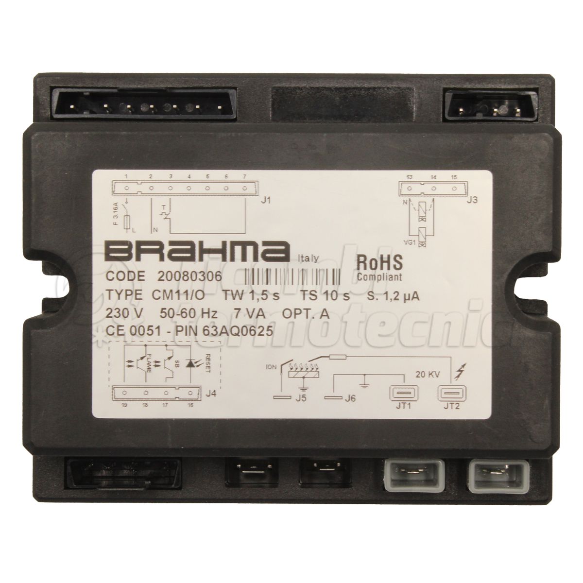 APPARECCHIATURA SCHEDA BRAHMA CM 11/0