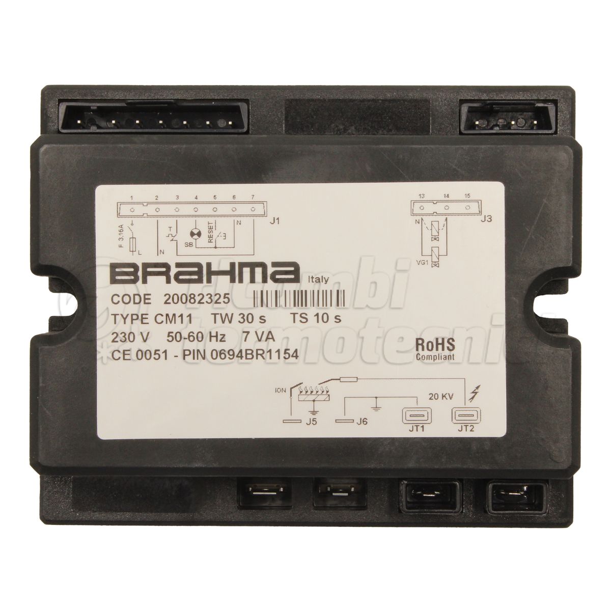 APPARECCHIATURA SCHEDA BRAHMA CM11 TW30 TS10